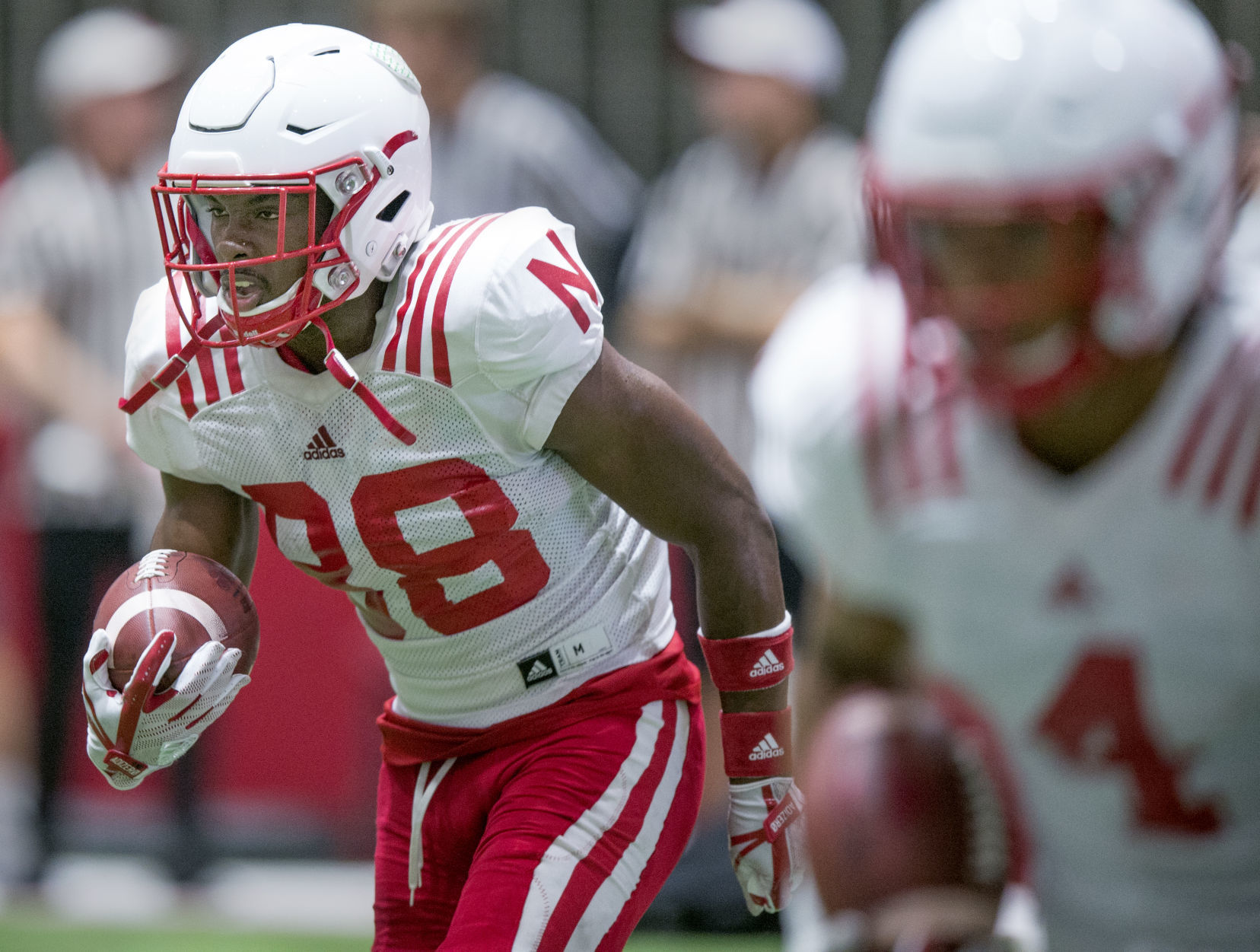 Nebraska football practice, 8/15/18